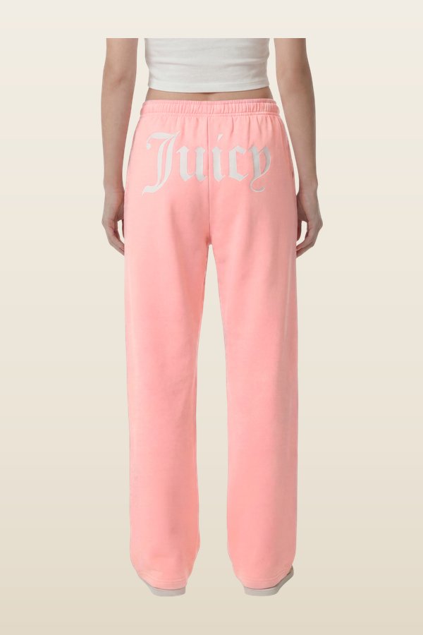 Juicy Emblem Wide Sweatpant — model back