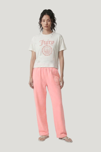 Juicy Emblem Wide Sweatpant — model front
