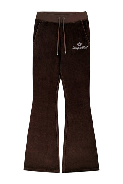 Juicy Script Velour Sweatpant — packshot