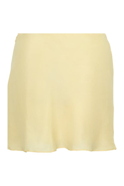 Juliana Cupro Mini Skirt - Butter — packshot