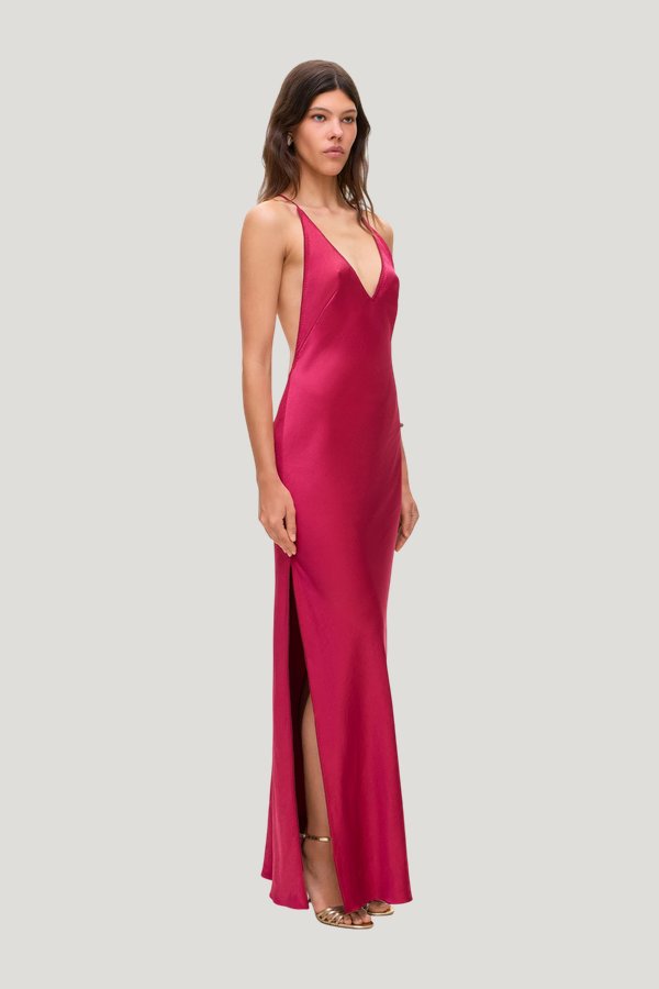 Justina dress — model side