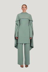Kahlaa Trousers - Jade — model front