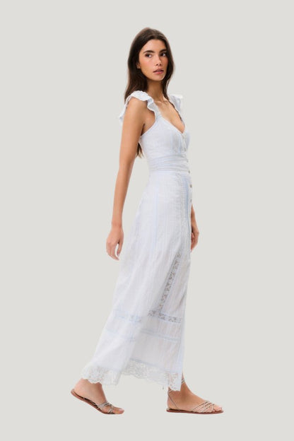 Kailette Cotton Maxi Dress — model side