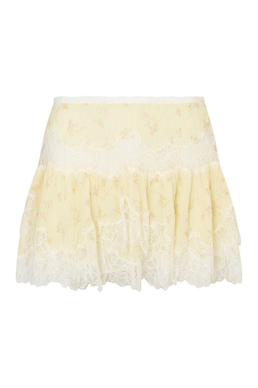 Kellison Cotton-Silk Mini Skirt — packshot