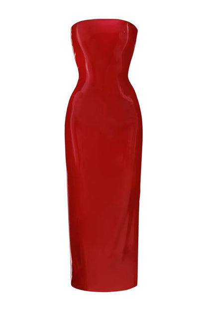 Killa dress in Red Patent — packshot