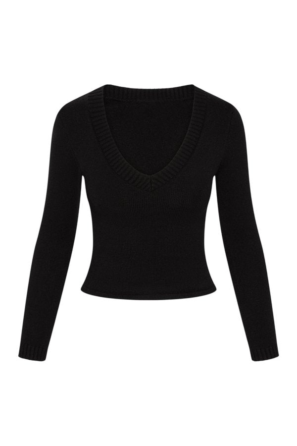 Kit V Neck Knit Sweater — packshot
