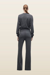 Alina Knitted Trouser — model back