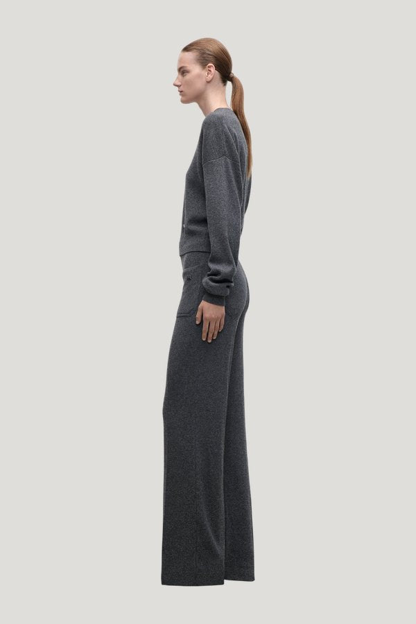 Alina Knitted Trouser — model side