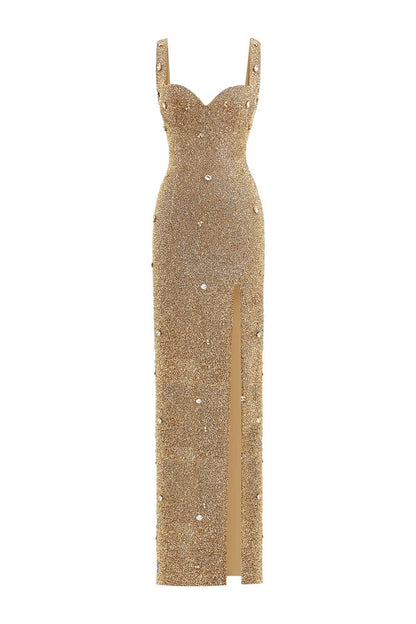 Kroon Maxi Dress - Gold — packshot