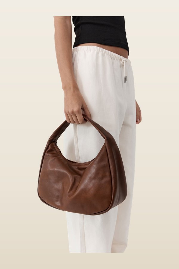 Large Bon Bon Bag - Chestnut — model back