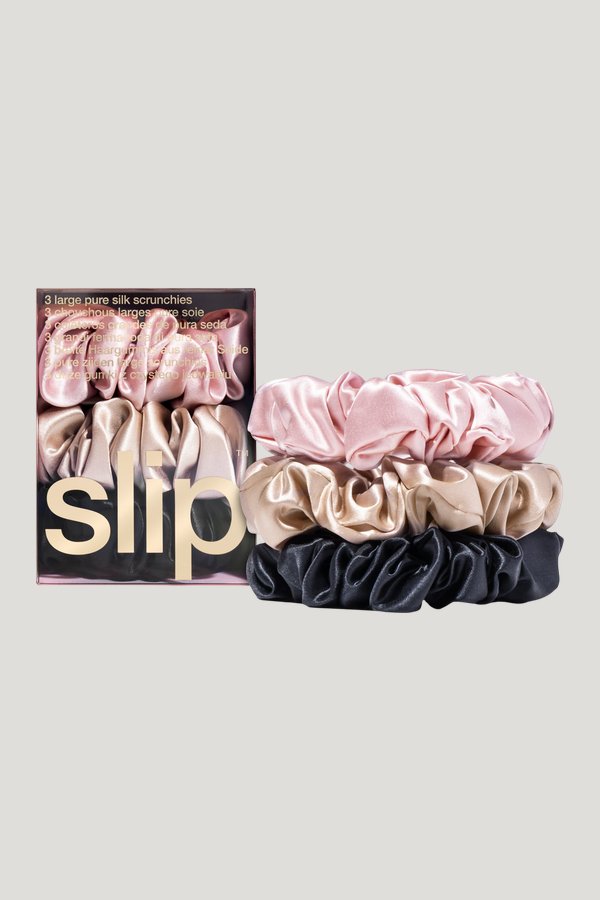 Multi Large Scrunchies — model front