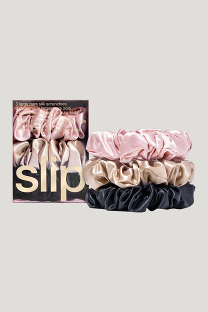 Multi Large Scrunchies — model front