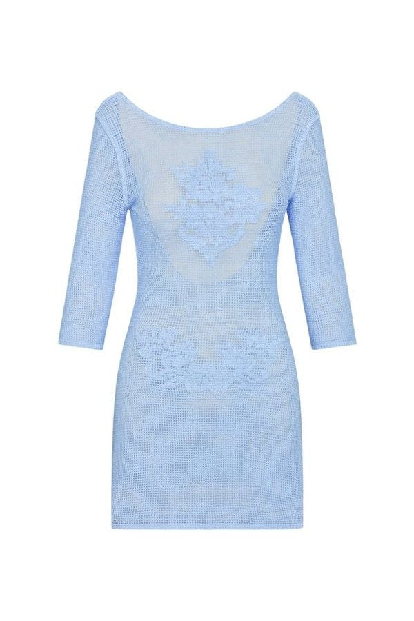 Le Jardin Crochet Mini Dress — packshot