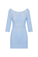 Le Jardin Crochet Mini Dress — packshot