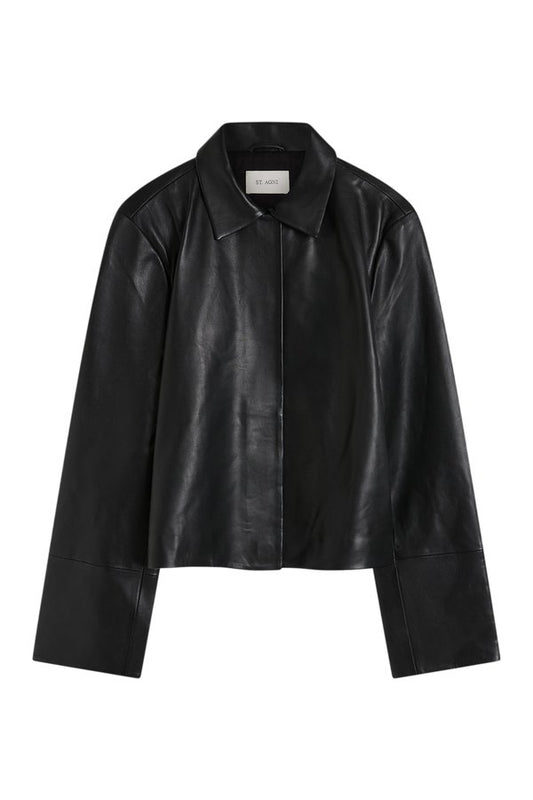 Leather Minimal Jacket — packshot