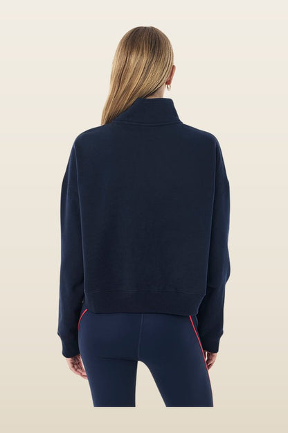 Legacy Quarter Zip Sweat — model back