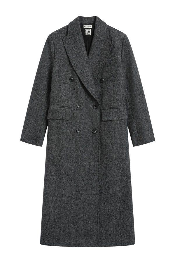 Léonard Herringbone Coat — packshot