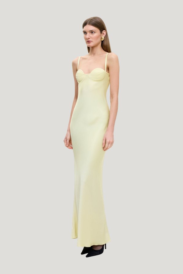 Levi dress — model side
