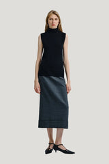 Lilou Sleeveless Turtleneck Top — carry 2