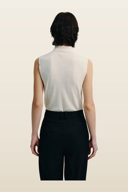 Lilou Sleeveless Turtleneck Top — carry 4