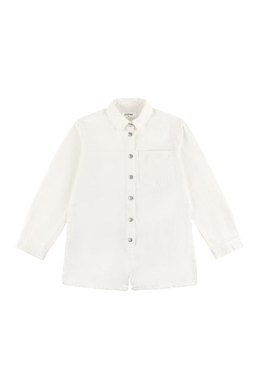 Long Sleeve Denim Romper — packshot