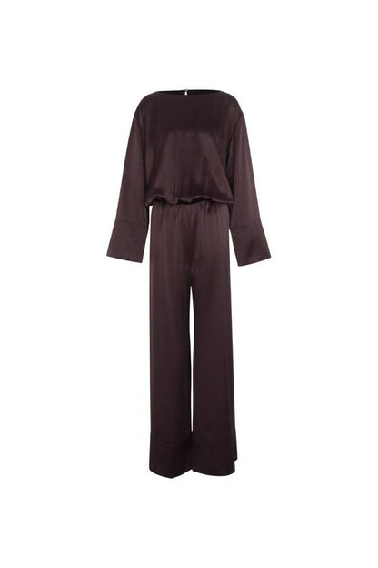 Long Sleeve Silk Jumpsuit — packshot