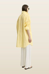 Long summer shirt buttercup — model back