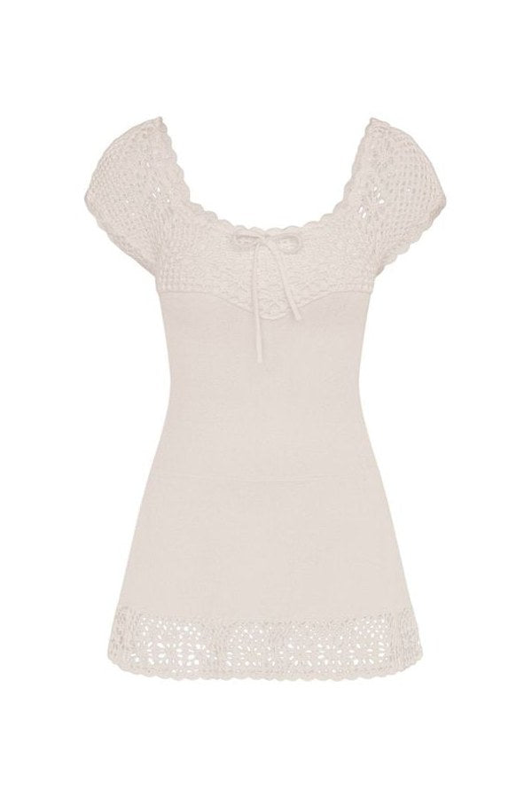 Lover Crochet Knit Mini Dress — packshot