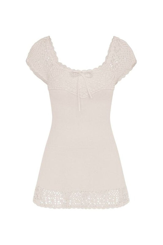 Lover Crochet Knit Mini Dress — packshot