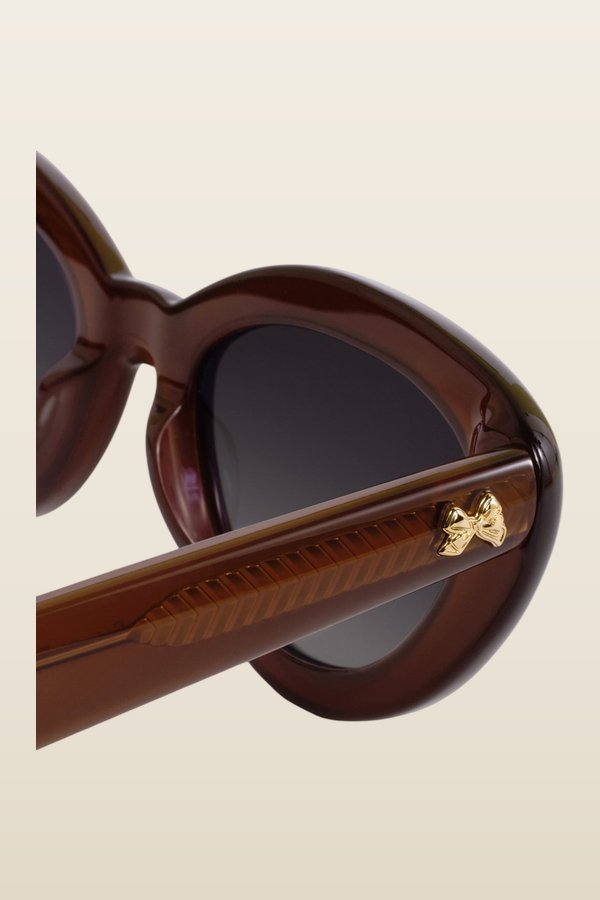 LoveShackFancy x KREWE Sasha Sunglasses — model back