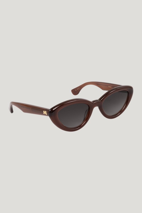 LoveShackFancy x KREWE Sasha Sunglasses — model front