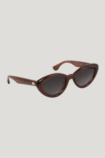 LoveShackFancy x KREWE Sasha Sunglasses — model front