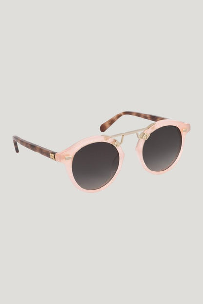 LoveShackFancy x KREWE STL II Sunglasses — model front