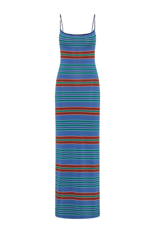 Lucy Maxi Dress Juan Stripe — packshot