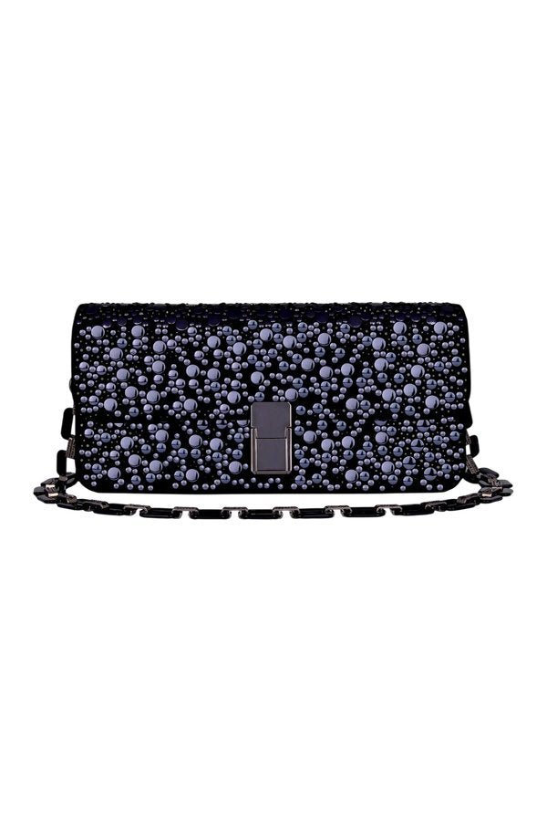 Luna In Gunmetal Studs — packshot