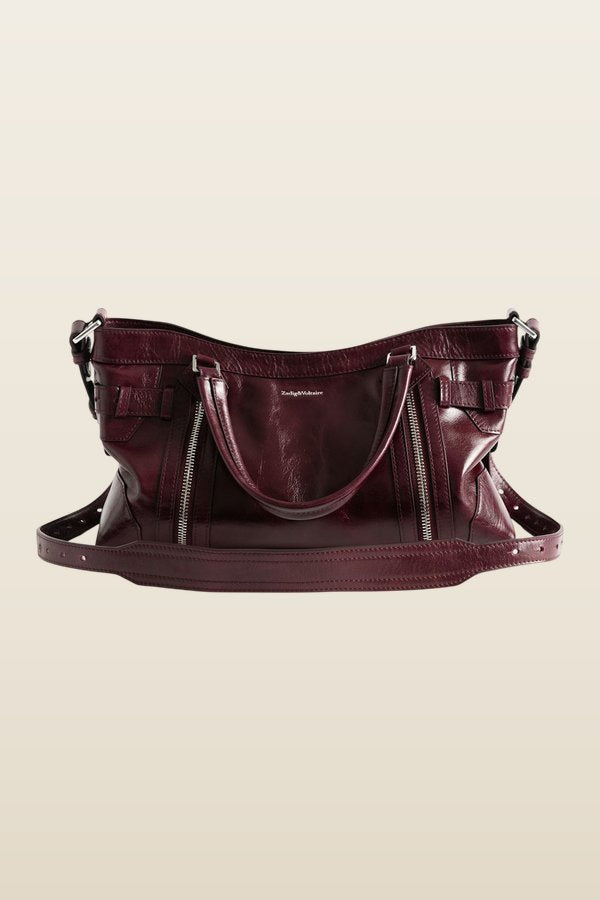 Madison Small Vintage Patent Bag - One size — model back
