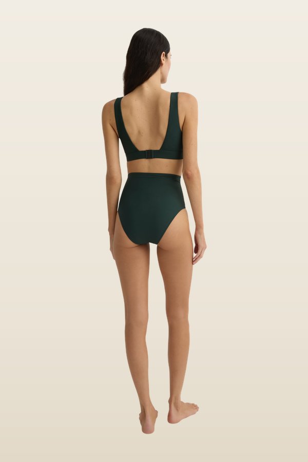 Lya Bikini Top - Forest (Sculpteur®) — model back