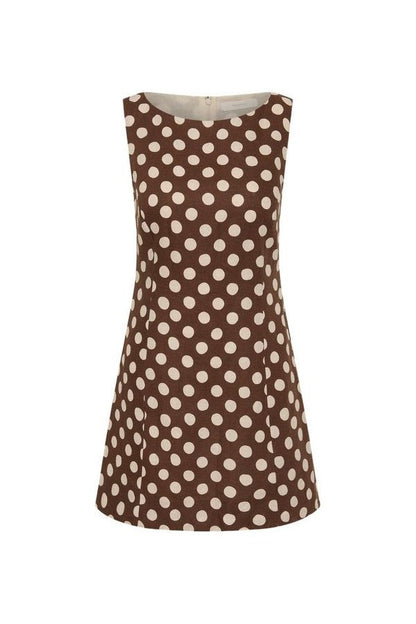 Lydie Mini Dress Cioccolato Dot — packshot