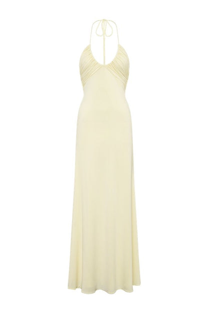 Maely Gathered Slinky Maxi Dress — packshot