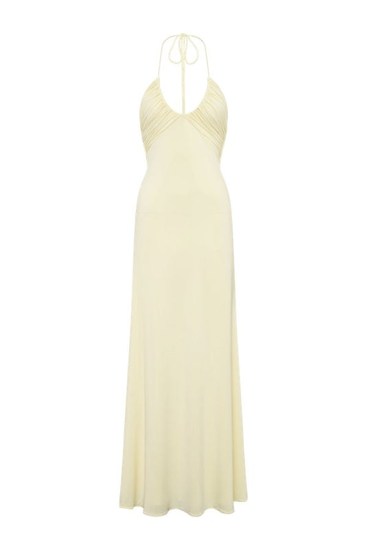 Maely Gathered Slinky Maxi Dress — packshot