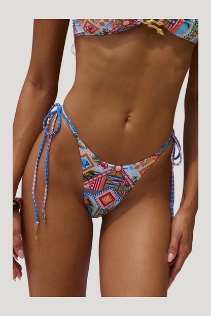 Mahe Bikini Bottom in Zocalo — model side