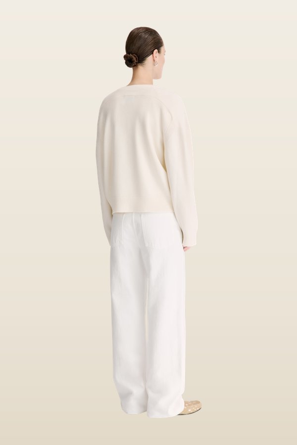 MALO Oversized henley sweater — carry 4