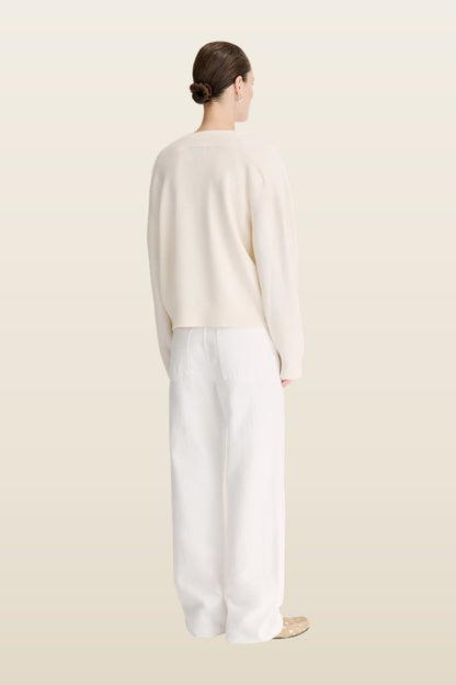 MALO Oversized henley sweater — carry 4