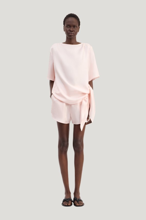 MANO Asymmetric silk top — carry 2