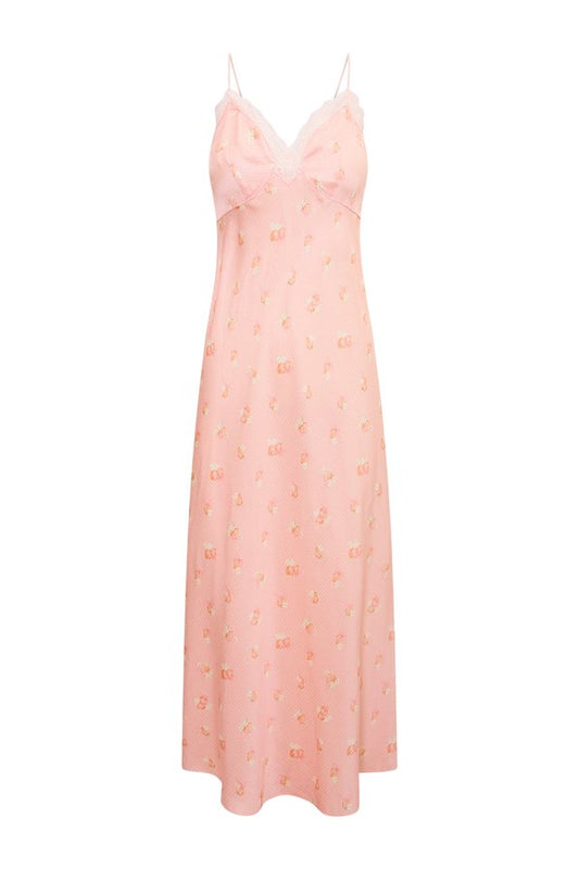 Peach Pom Pom Manuela Maxi Dress — packshot