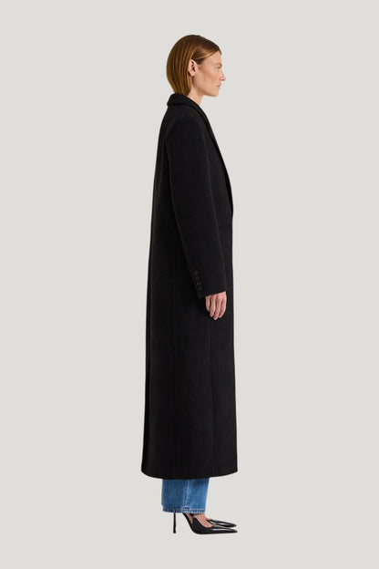 Marcella Coat — model side