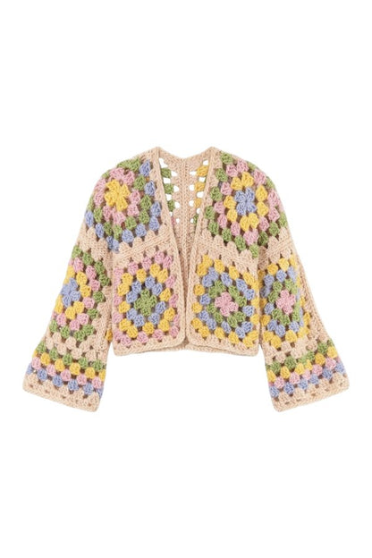 Margot Chunky Crochet Cardigan — packshot