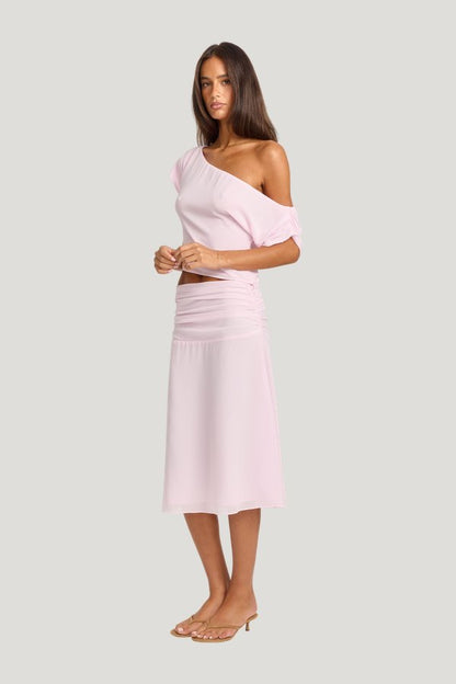Margot Midi Skirt — model side
