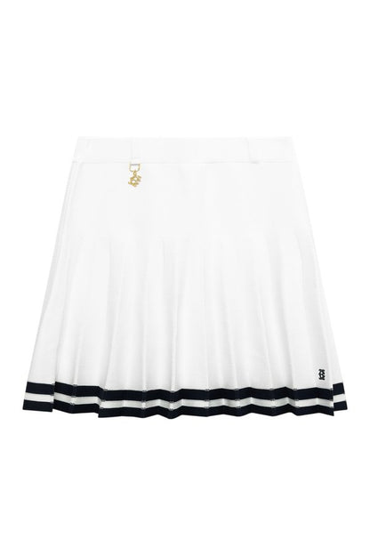 Marie Knitted Skirt (Natural Ink — packshot
