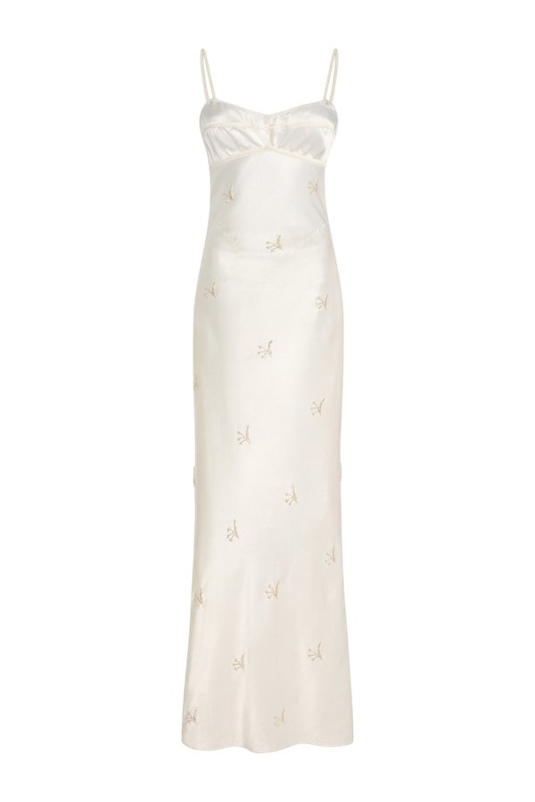 Maxi Beaded Waterlily dress — packshot